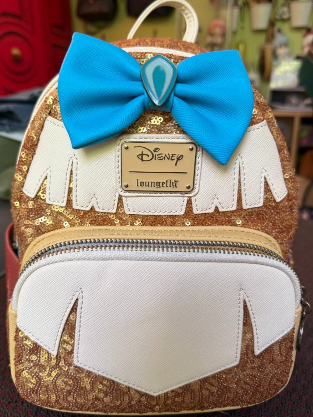 Loungefly Disney Pocahontas Sequin Mini Backpack NWT Web Exclusive WDBK2623